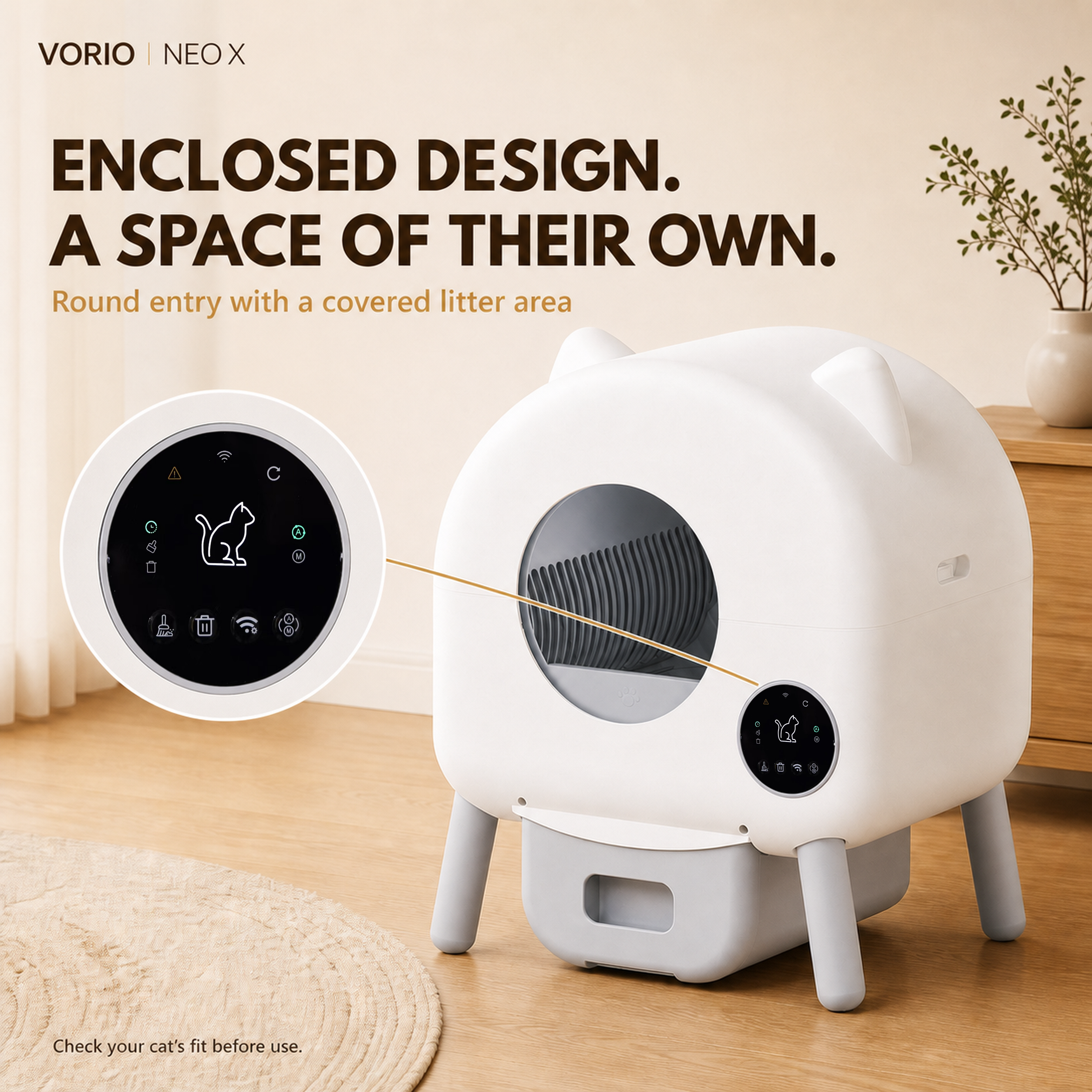 NEO X enclosed design